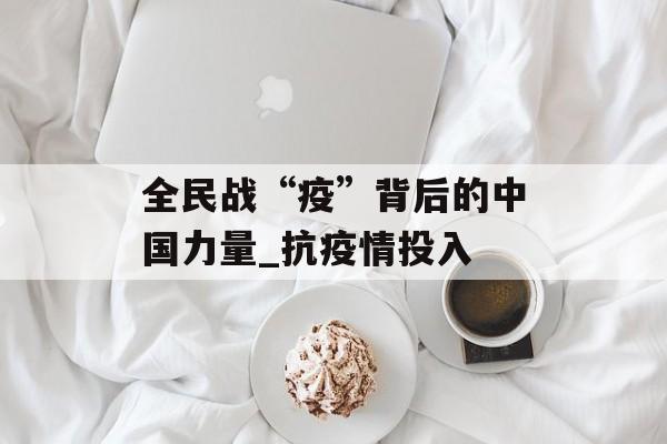 全民战“疫”背后的中国力量_抗疫情投入